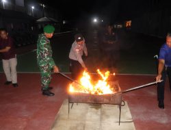 Langkah Tegas dan Humanis, Lapas Narkotika Tanjungpinang Gelar Razia Kamar Hunian Bersama APH