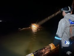 KM Sinar Budi Tenggelam di Perairan Dabo Singkep, Lima Awak Kapal Selamat