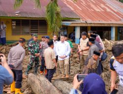 Wamen Ossy Terjun ke Lokasi Bencana Sumut, Serahkan Bantuan dan Dengarkan Cerita Warga Terdampak