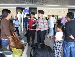 Operasi Lilin Seligi 2025, Polda Kepri Beri Pelayanan Mudik di Bandara Hang Nadim
