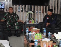 Silaturahmi dengan PWI, Dandim 0315 Tanjungpinang Tekankan Peran Strategis Media