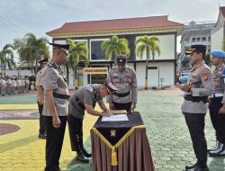 Mutasi Jabatan, Empat PJU Polresta Tanjungpinang Berganti