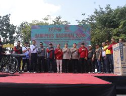 Kabid Humas Polda Kepri Bersama Forkopimda Hadiri Senam Sehat HPN 2026