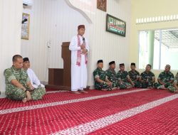 Kodim 0315/Tanjungpinang Gelar Peringatan Nuzulul Qur’an di Masjid Al Abror