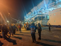 KM Bukit Raya Singgah di Pelabuhan Kijang, 1.456 Penumpang Lanjutkan Pelayaran