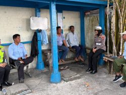 Satlantas Polresta Tanjungpinang Edukasi Pengemudi Ojek di Pelabuhan Sri Bintan Pura