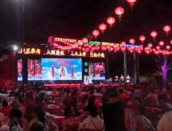 Polsek Tanjungpinang Kota Amankan Sembahyang Keselamatan HUT ke-311 Kelenteng Nguan Thiang Sian Tih