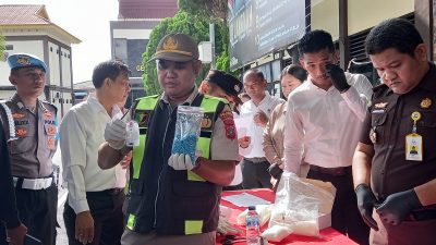 Polresta Tanjungpinang Musnahkan Narkotika, Pengiriman Lewat Bandara RHF Terungkap