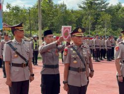 Polres Bintan Gelar Sertijab Sejumlah Pejabat Utama dan Pelantikan Kasiwas serta Kasikum