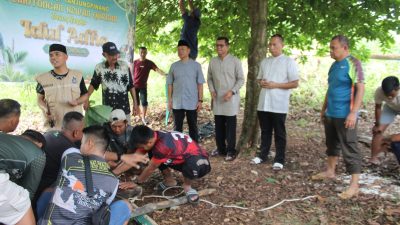 Kodim 0315/Tanjungpinang Sembelih Hewan Kurban, Daging Dibagikan ke Masyarakat