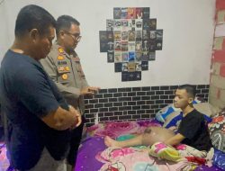 Polsek Bintan Utara Tunjukkan Kepedulian, Bantu Warga Pengidap Kanker Tulang di Berakit