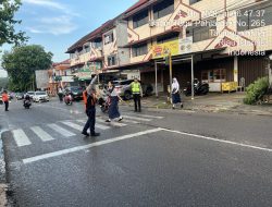Sat Lantas Polresta Tanjungpinang Gelar Strong Point Pagi, Wujudkan Pelayanan Prima bagi Masyarakat
