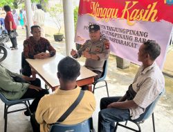 Polsek Tanjungpinang Barat Pererat Hubungan dengan Masyarakat Lewat Program Minggu Kasih