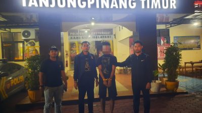 Akhir Pelarian Pencuri Handphone di Batu IX, Satreskrim Polresta Tanjungpinang Berhasil Membekuk Pelaku