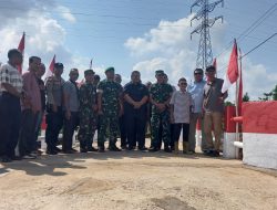 Kodim 0315/Tanjungpinang Resmikan Jembatan Armco Garuda, Perkuat Konektivitas Warga Toapaya Selatan