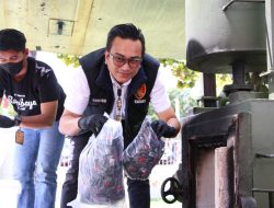 Polresta Barelang Musnahkan Barang Bukti Narkoba, Selamatkan Puluhan Ribu Jiwa