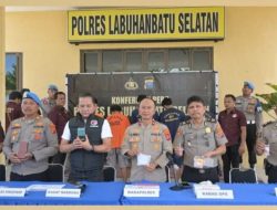 Operasi Antik 2026, Polres Labusel Berhasil Ungkap 30 Kasus Narkoba dan Amankan 36 Tersangka