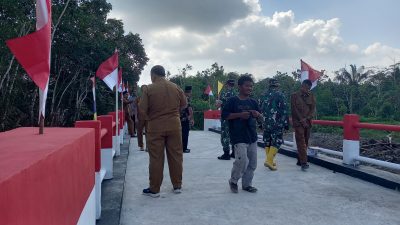 Empat Jembatan Beton Merah Putih di Toapaya Resmi Hadir, Warga Rasakan Manfaatnya