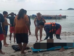 Diduga Terseret Arus Saat Berenang, Wisatawan Asal Kazakhstan Meninggal Dunia di Pantai Lagoi Bay