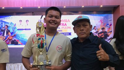“Mewakili Labuhan batu, Yotam Marpaung Raih Juara III FLS2N Tingkat provinsi Sumatera Utara