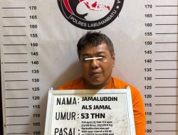 Satu Residivis Narkoba Tak Berkutik saat Diamankan Satres Narkoba Polres Labuhan batu