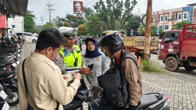 Tekan Angka Kecelakaan, Satlantas Polresta Tanjungpinang Gelar Razia Humanis