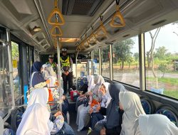 Satlantas Polresta Tanjungpinang Tanamkan Kesadaran Berlalu Lintas kepada Pelajar