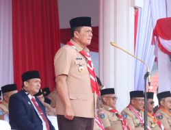 Kapolresta Tanjungpinang Hadiri Upacara Hari Pramuka Ke-65 Tingkat Kwarda Kepri