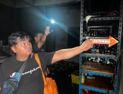 Polisi Sigap Tangani Kebakaran Gedung Alfamart di Tanjung Uban