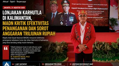 Sebut Pemerintah Gagal Atasi Karhutla, MADN Desak Pelibatan Masyarakat Adat