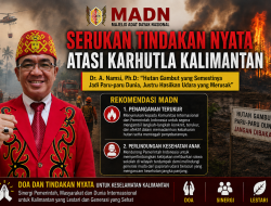 Respon Seruan Doa untuk Kalimantan, Wapres MADN Rilis Dua Imbauan Penting
