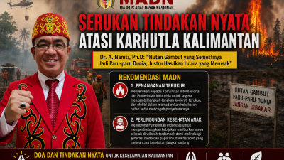 Respon Seruan Doa untuk Kalimantan, Wapres MADN Rilis Dua Imbauan Penting