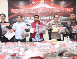 Polda Kepri Musnahkan Barang Bukti Narkotika dari 26 Perkara, Selamatkan 56.384 Jiwa