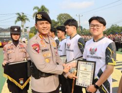 Pimpin Apel Pagi, Kapolresta Tanjungpinang Beri Penghargaan kepada Juara E-Sport Kapolda Kepri Cup 2026