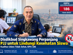 Kualitas Udara Tidak Sehat, Disdikbud Singkawang Perpanjang Pembelajaran Daring