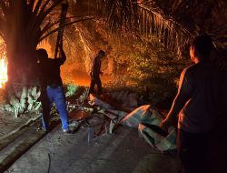 Polsek Aek Natas Grebek Sarang Narkoba Dan Rumah Apung Di Sungai Bandar Durian