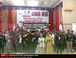 Bupati labuhan batu Usung Visi Kompak dan Berguna, Rakercab PPTSB Labuhanbatu 2026, Edi Laen Sinaga Pimpin Konsolidasi