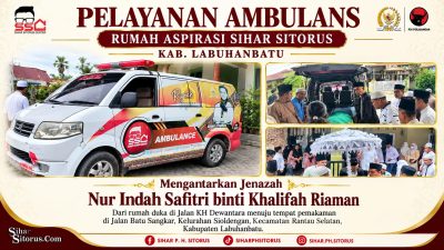Wujud Kepedulian kepada Masyarakat Labuhanbatu, Rumah Aspirasi Sihar Sitorus Layani Pengantaran Jenazah Hingga Ke pemakaman