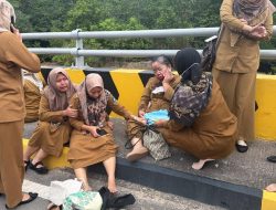 Xpander Diduga Hilang Kendali, Bus dan Mobil Bertabrakan di Jembatan Kangboi