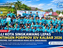 ​Wali Kota Singkawang Lepas 618 Kontingen Menuju Porprov XIV Kalbar 2026